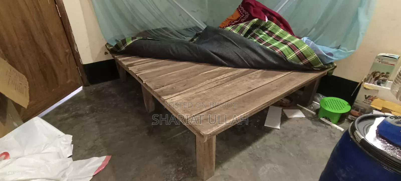 কাঠের চকি বড় সাইজ