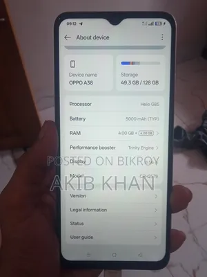 Oppo A38 128 GB White