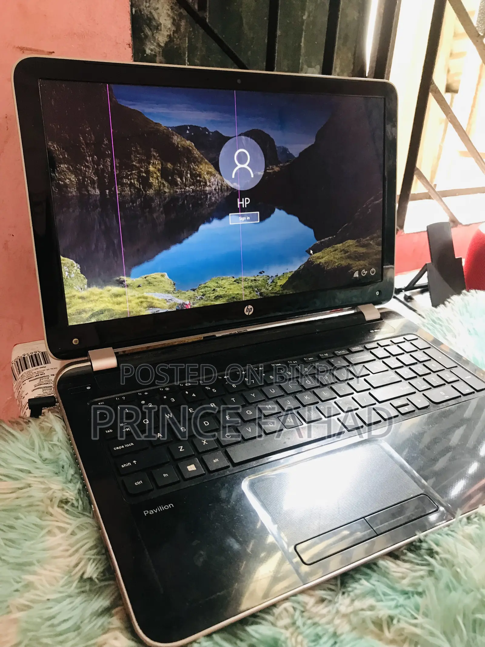 ল্যাপটপ HP Pavilion 15 6GB AMD HDD 500GB