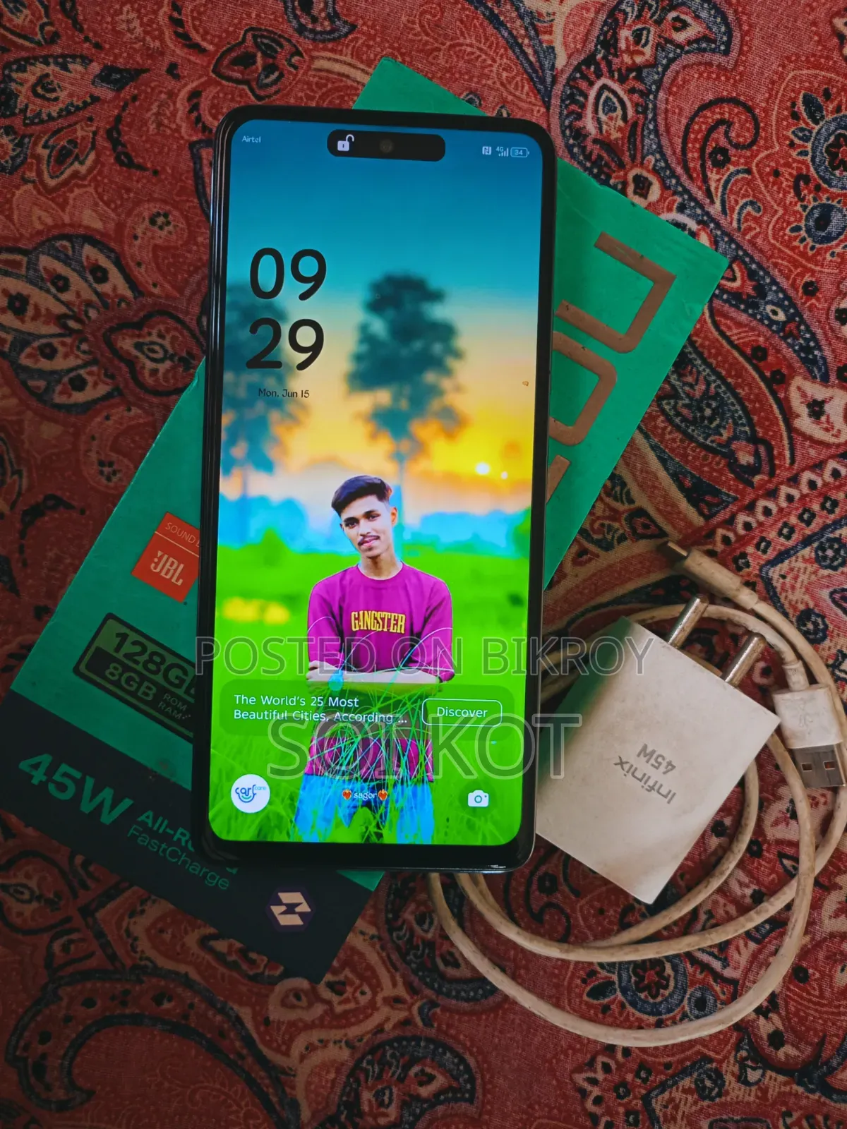 ইনফিনিক্স নোট ৩০ ১২৮ জিবি সিলভার