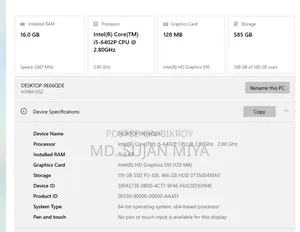 Desktop Computer Gigabyte GB-BACE-3150 16GB Intel Core I5 HDD+SSD 1T
