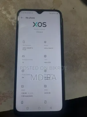 Infinix Smart 6 HD 64 GB Black