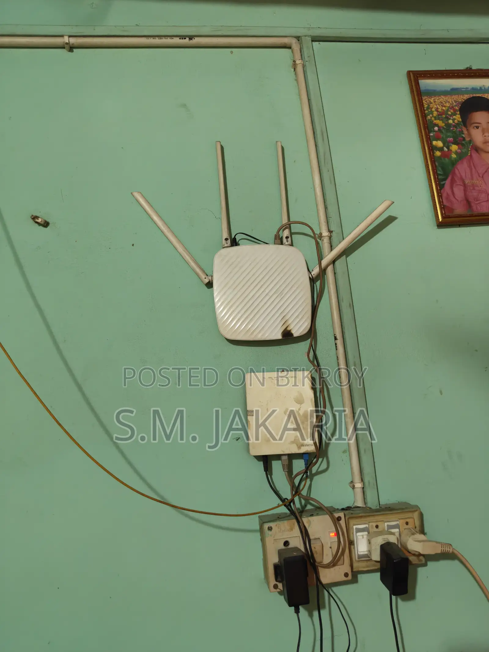 [Tenda+Huawei] Router Onu Combo For Sale (Used)