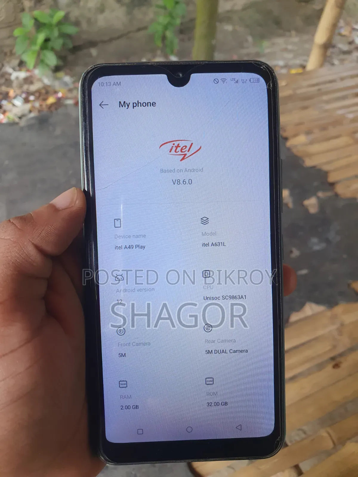 Itel A49 Play 32 GB Blue