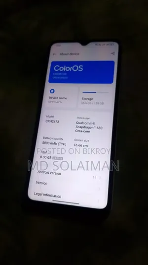 Oppo A77s 128 GB Orange
