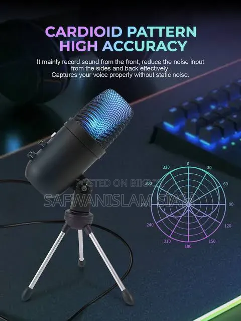 Havit Gamenote Gk51 RGB Black Usb Gaming Microphone