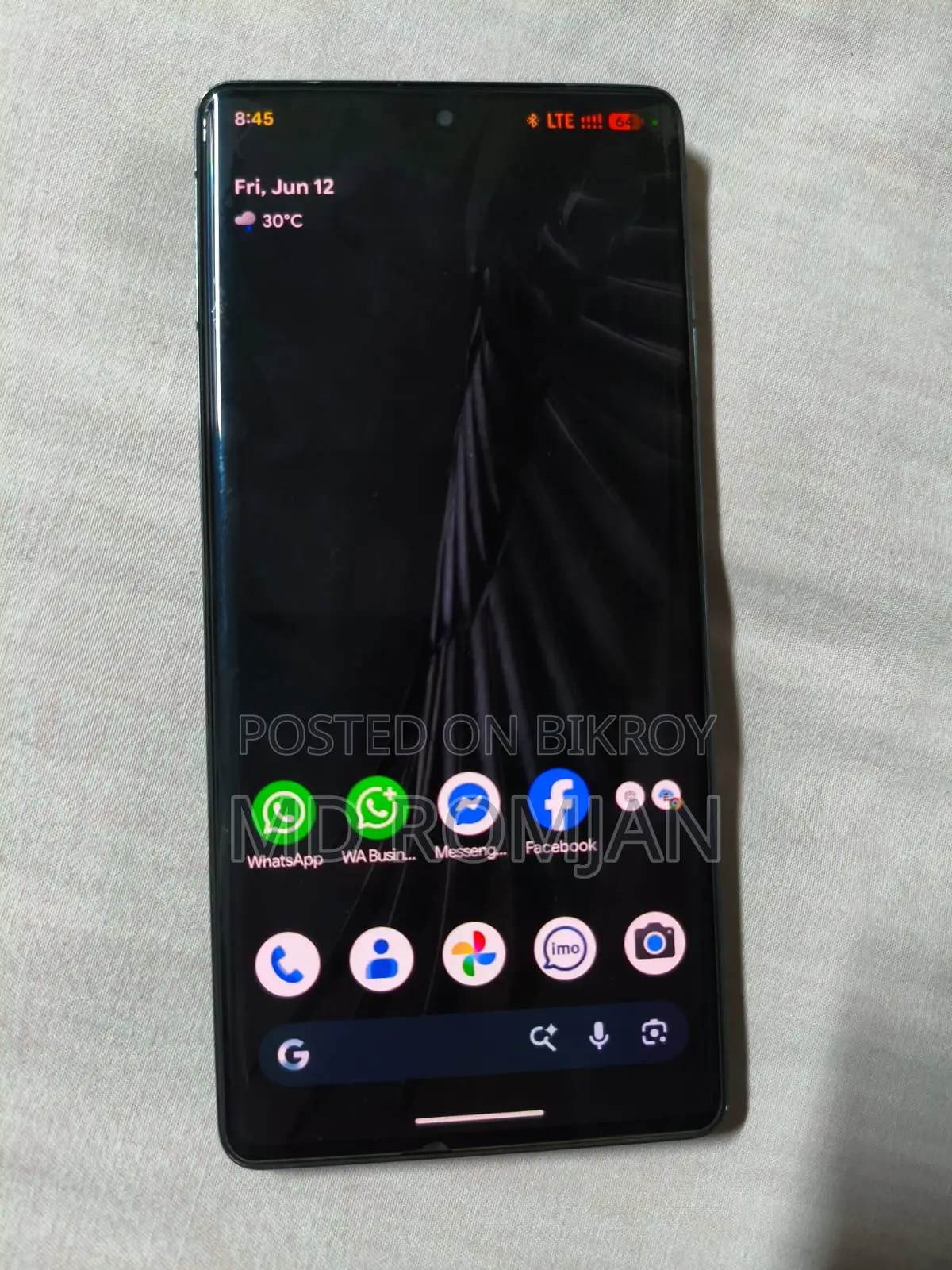 Google Pixel 7 Pro 128 GB Black