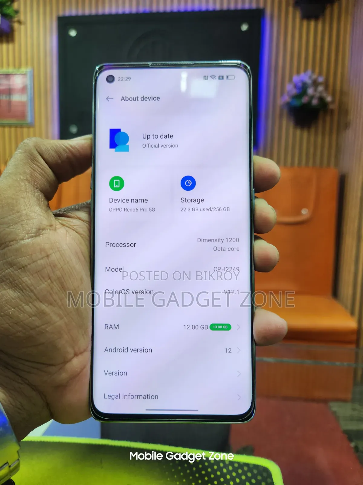 Oppo Reno6 Pro 5G 256 GB Rose Gold