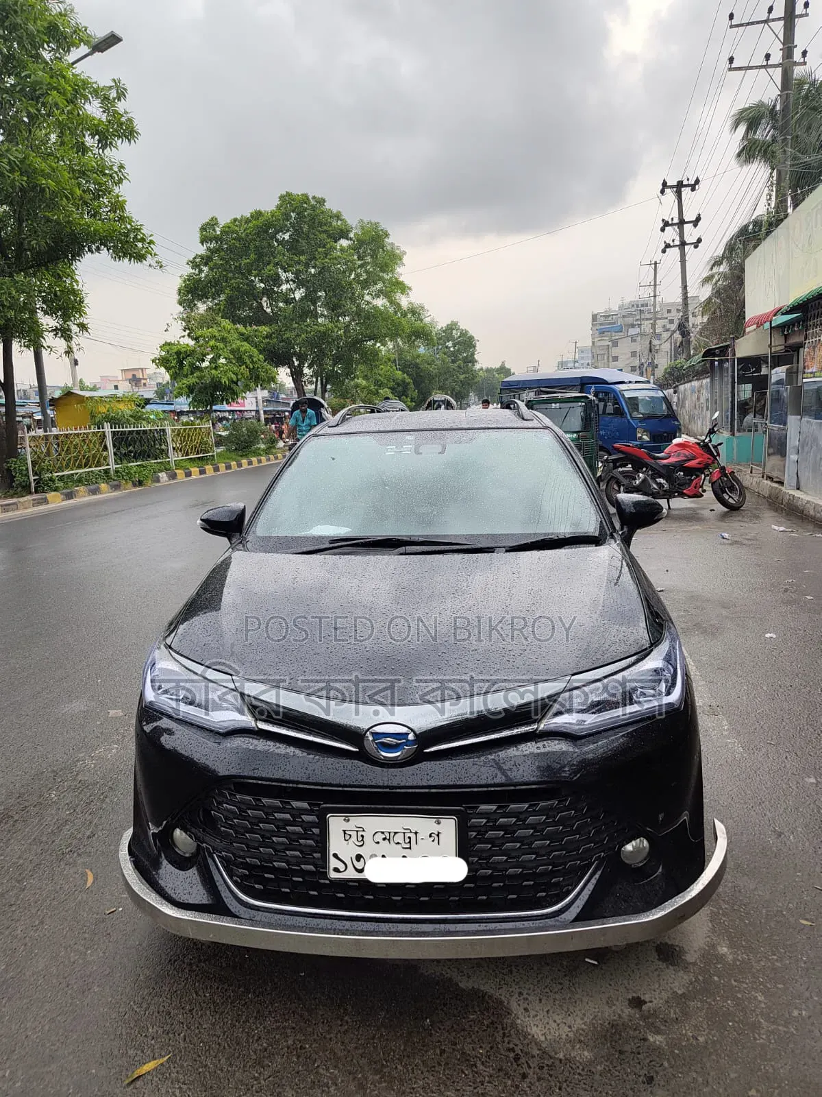 Toyota Corolla Fielder 2015 Black