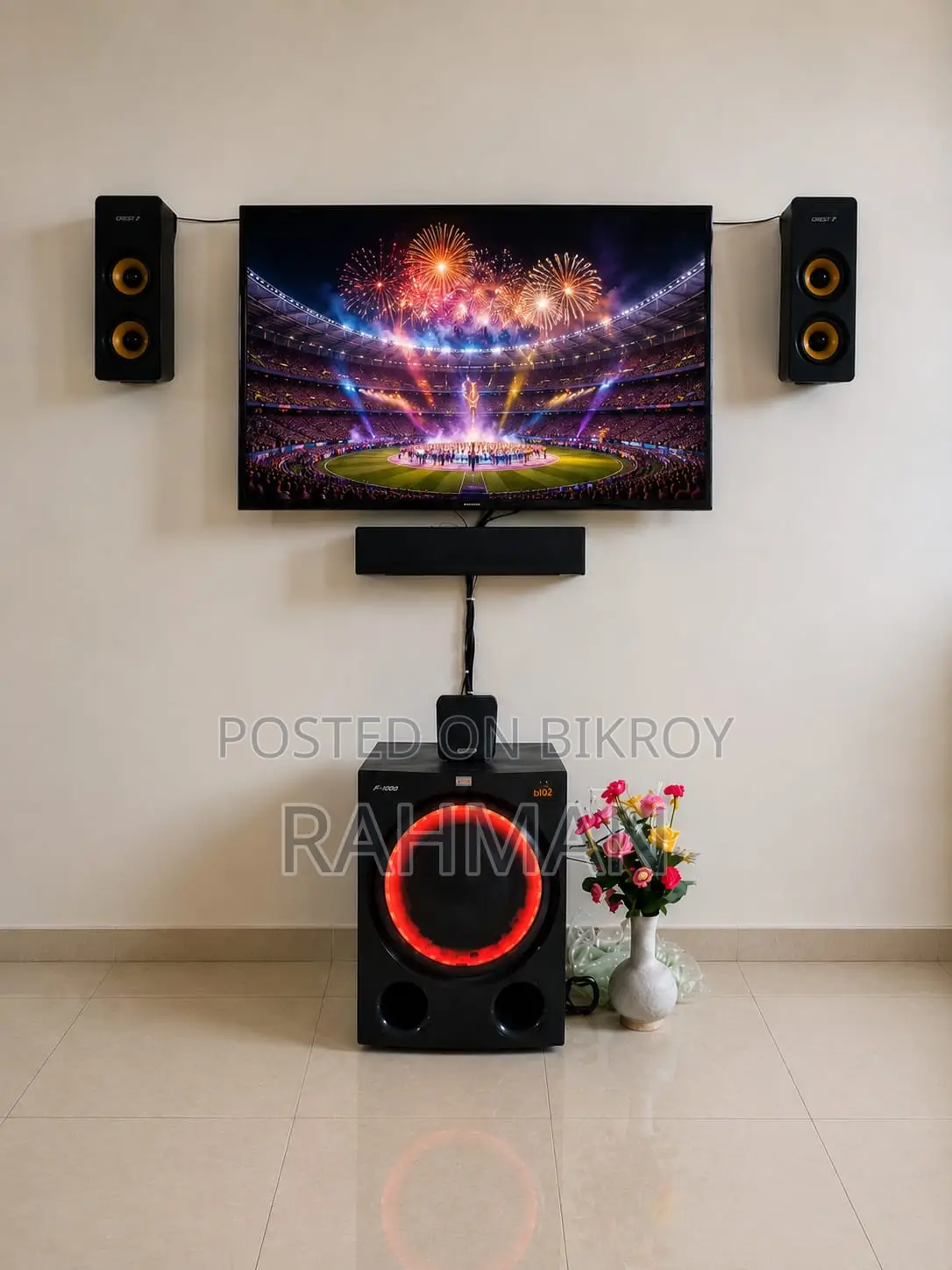 F&D Fenda F7700X-4.1 Powerful Bass Speaker and Other Items