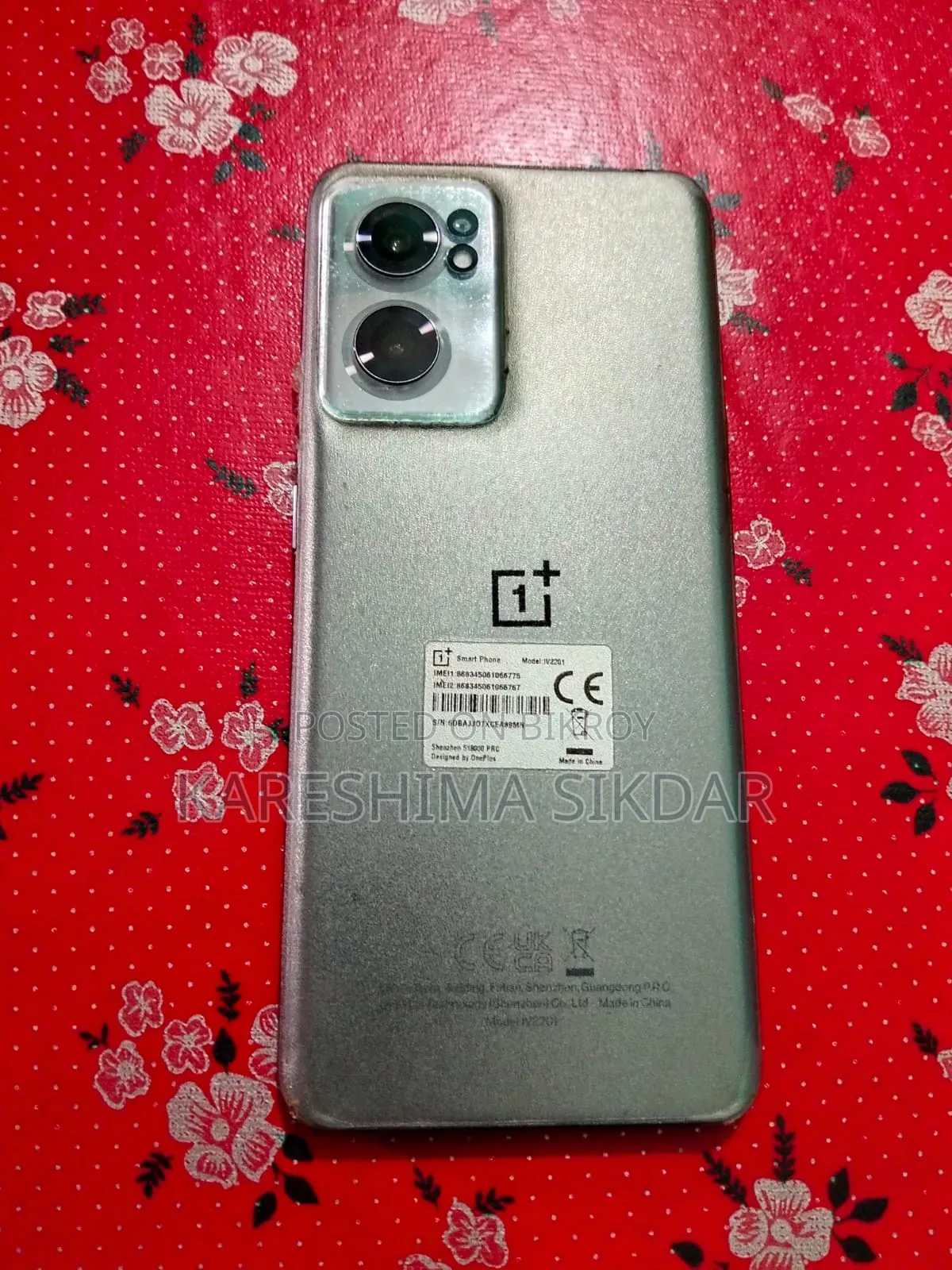 OnePlus Nord CE 2 5G 128 GB Gray