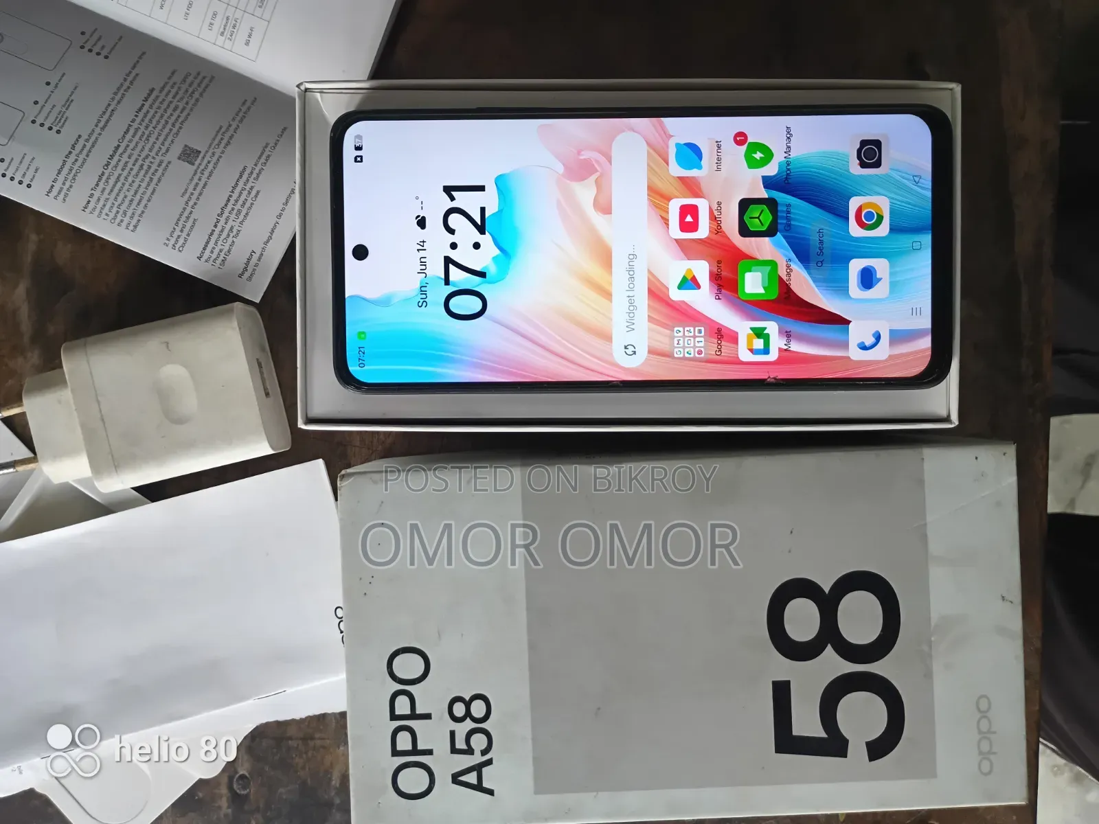 Oppo A58 128 GB Black