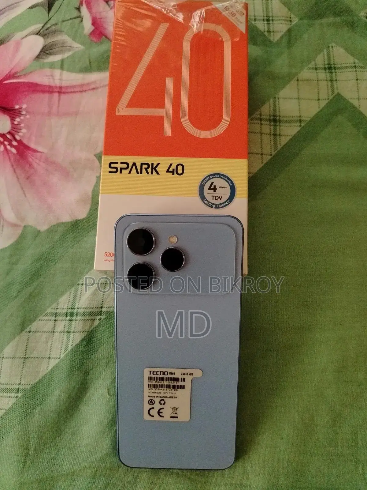 Tecno Spark 40 256 GB Purple