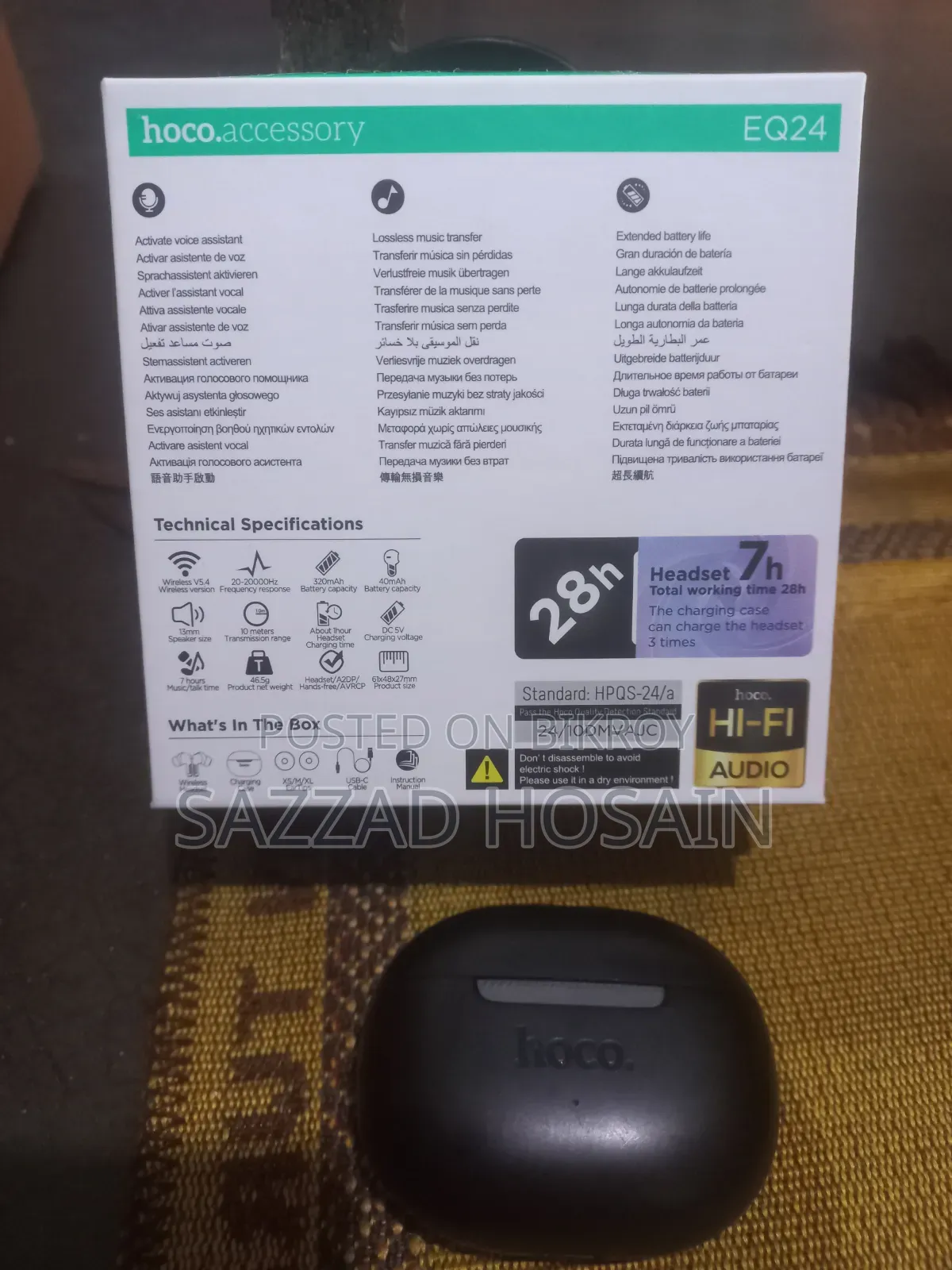 This Bluetooth was bought 1 month ago, not used much, need money