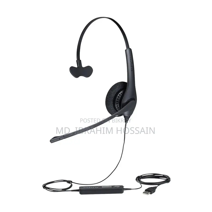 Jabra Biz 1500 Mono USB Corded Headphone