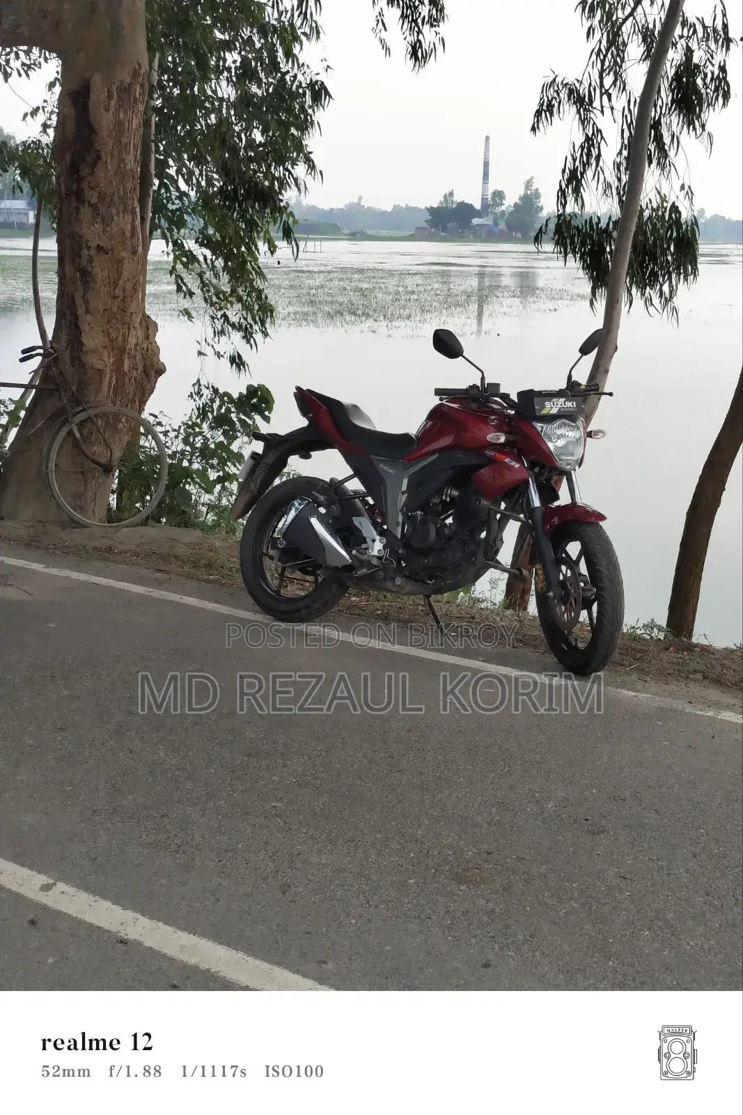 Suzuki Gixxer Monotone 2023 Red