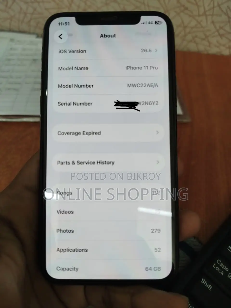 Apple iPhone 11 Pro 64 GB Black