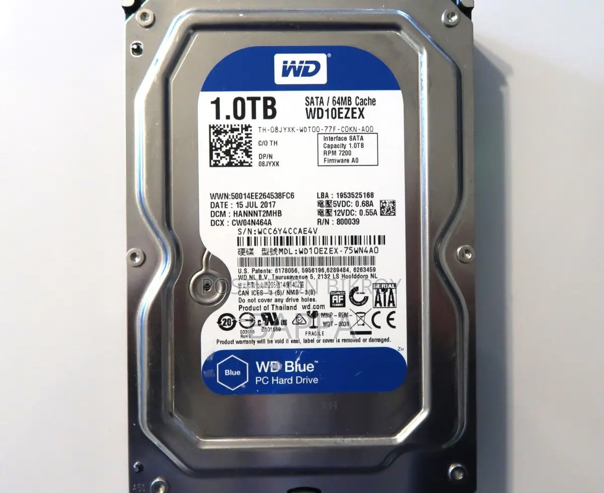 1 TB Western Digital Hard Disk