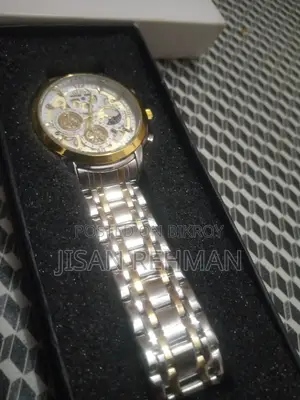 Brand New Olevs 6712 Skeleton Quartz Watch. Poly Intact. With Box.