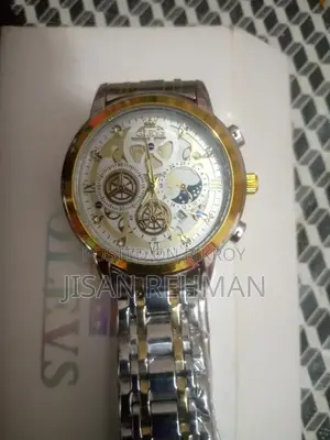 Brand New Olevs 6712 Skeleton Quartz Watch. Poly Intact. With Box.