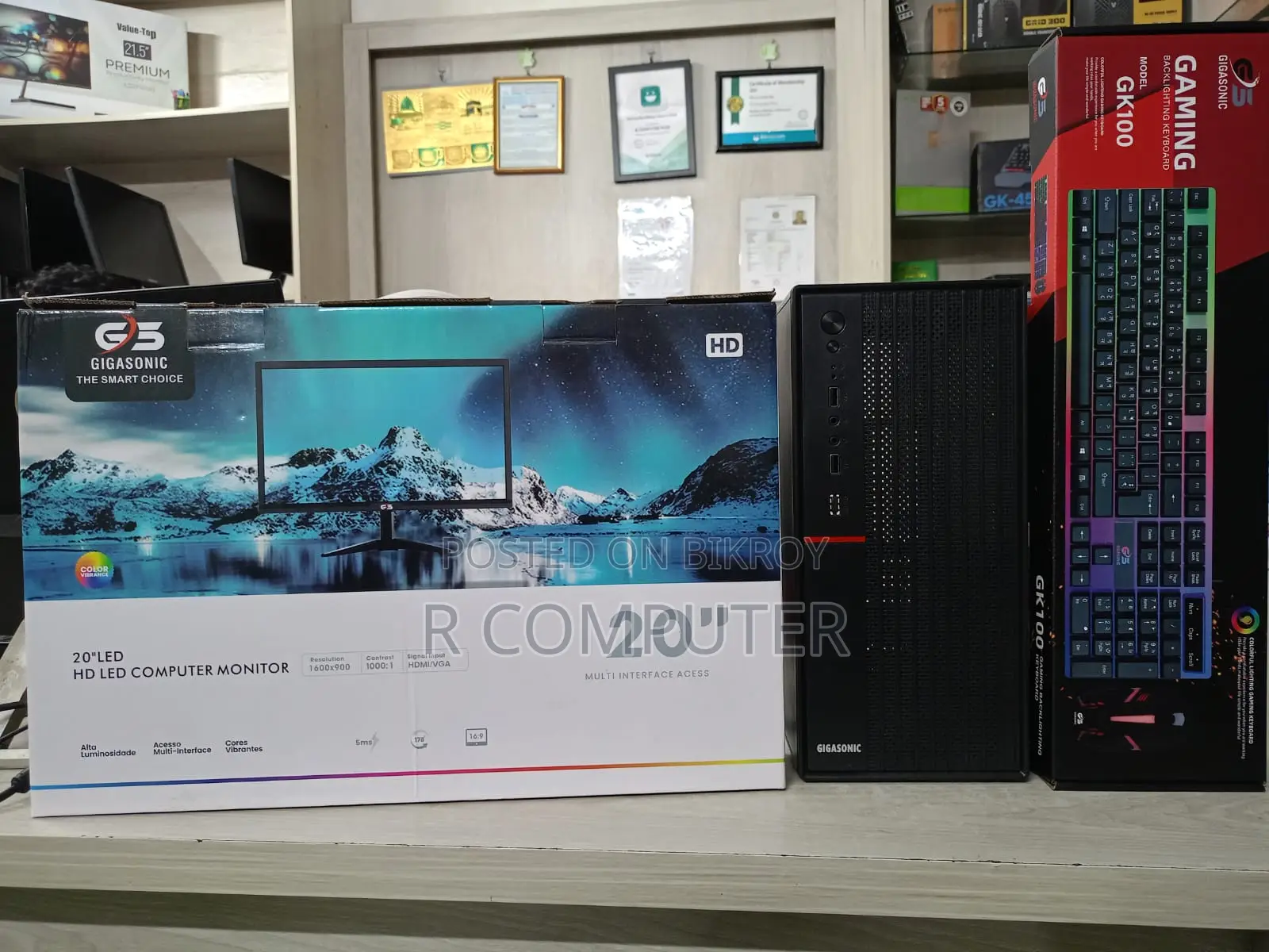 New Desktop Computer 16GB Intel Core i5 SSD 256GB