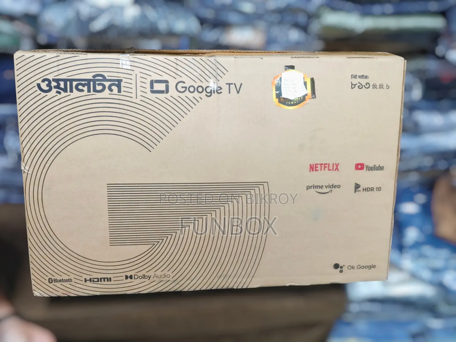 New Walton W32s3reg 32" Android Google Tv 30% Off