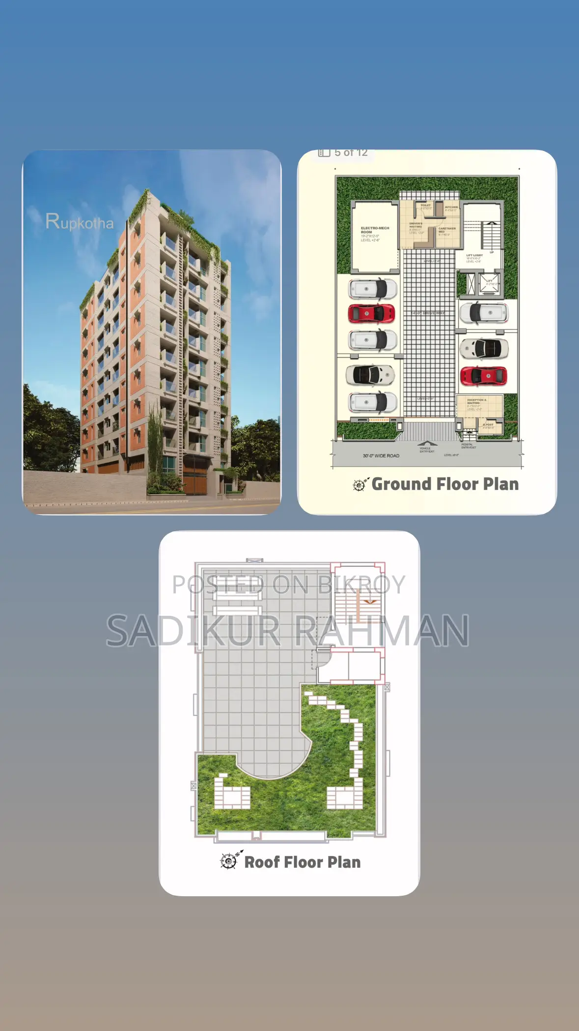4-Bedroom Apartment in Project Rupkotha, Jalshiri Abason for Sale