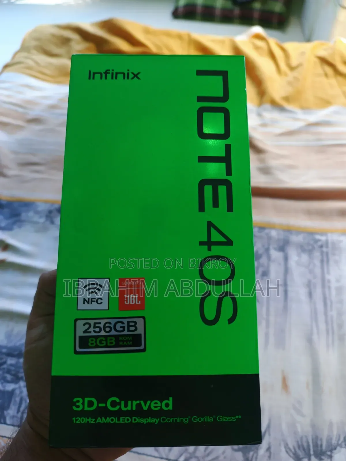 Infinix Note 40S 256 GB Green