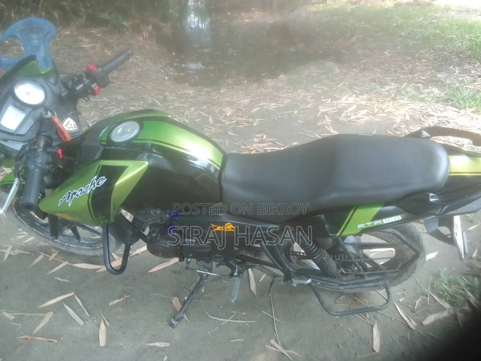 TVS Apache RTR 160 2V 2019 Green