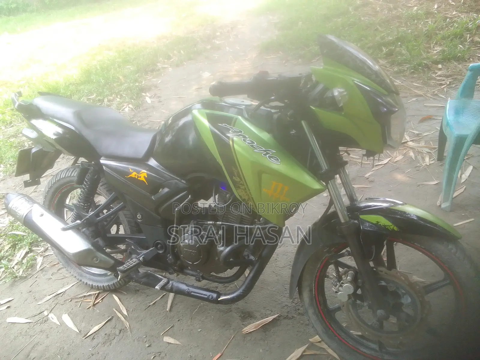 TVS Apache RTR 160 2V 2019 Green