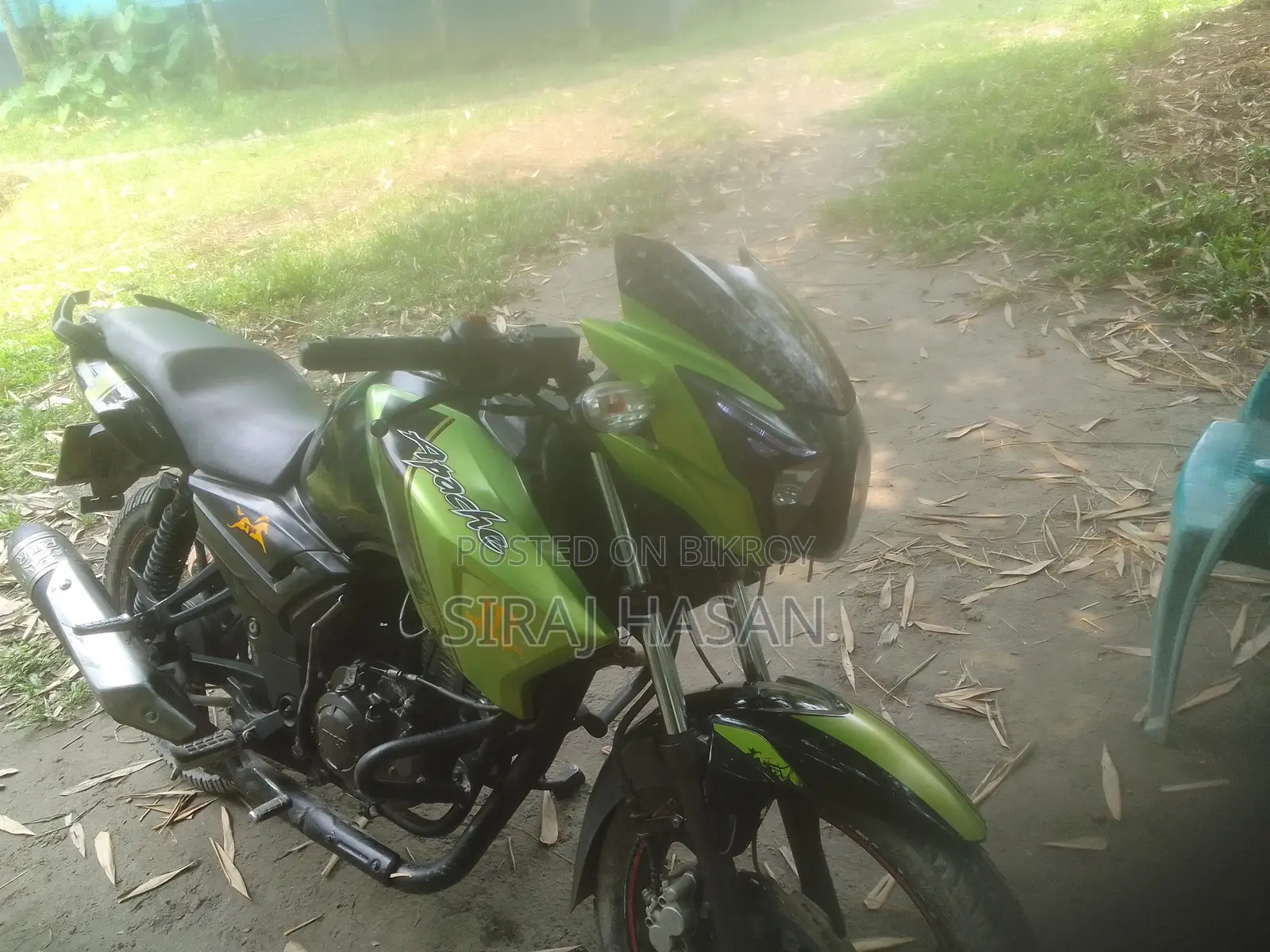 TVS Apache RTR 160 2V 2019 Green