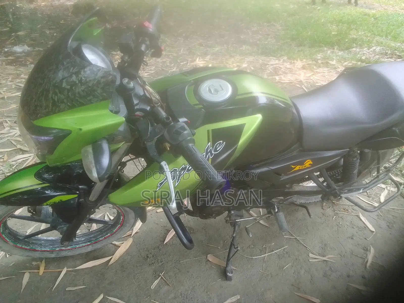 TVS Apache RTR 160 2V 2019 Green
