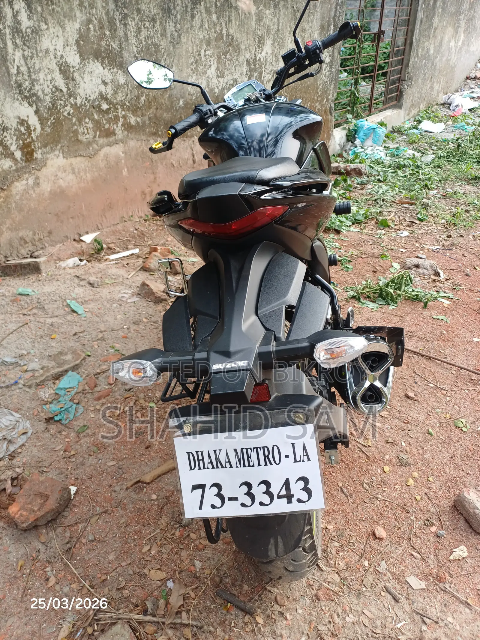 Suzuki Bike 2025 Black