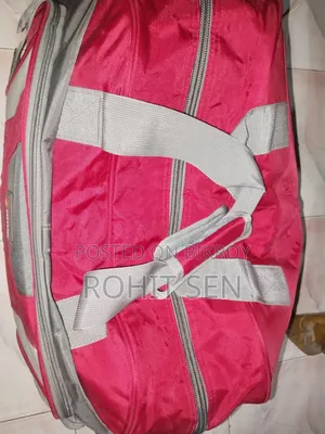 Qiway Red Grey Travel Bag