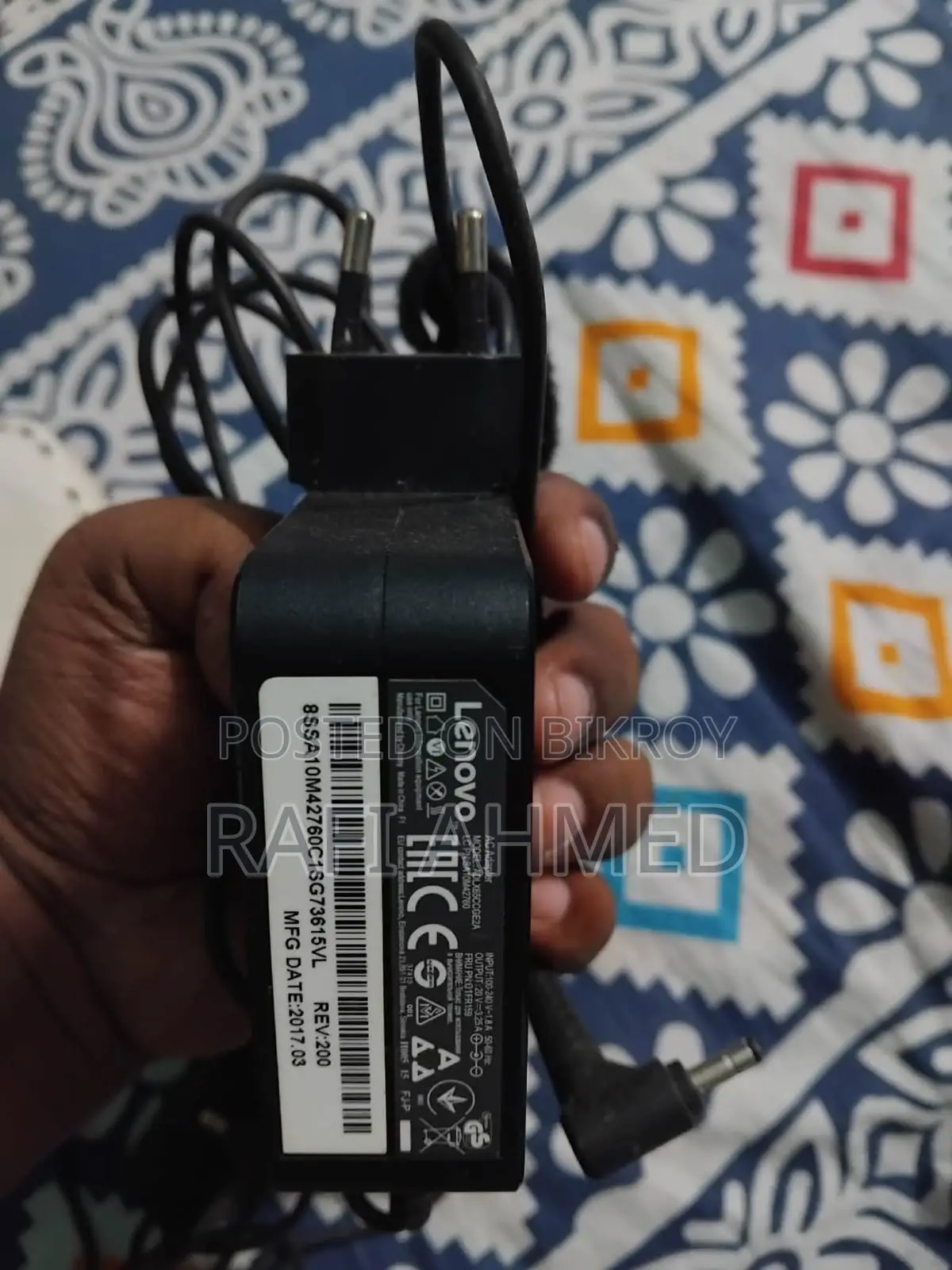 Lenovo 65w Ac Adapter (Original Charger)