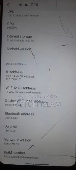Symphony G26 32 GB Black