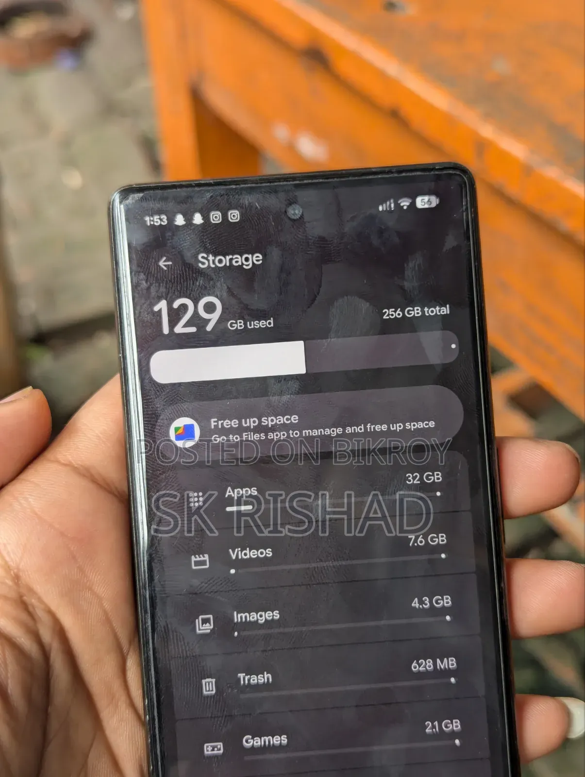 গুগল পিক্সেল ৬ ২৫৬ জিবি সাদা