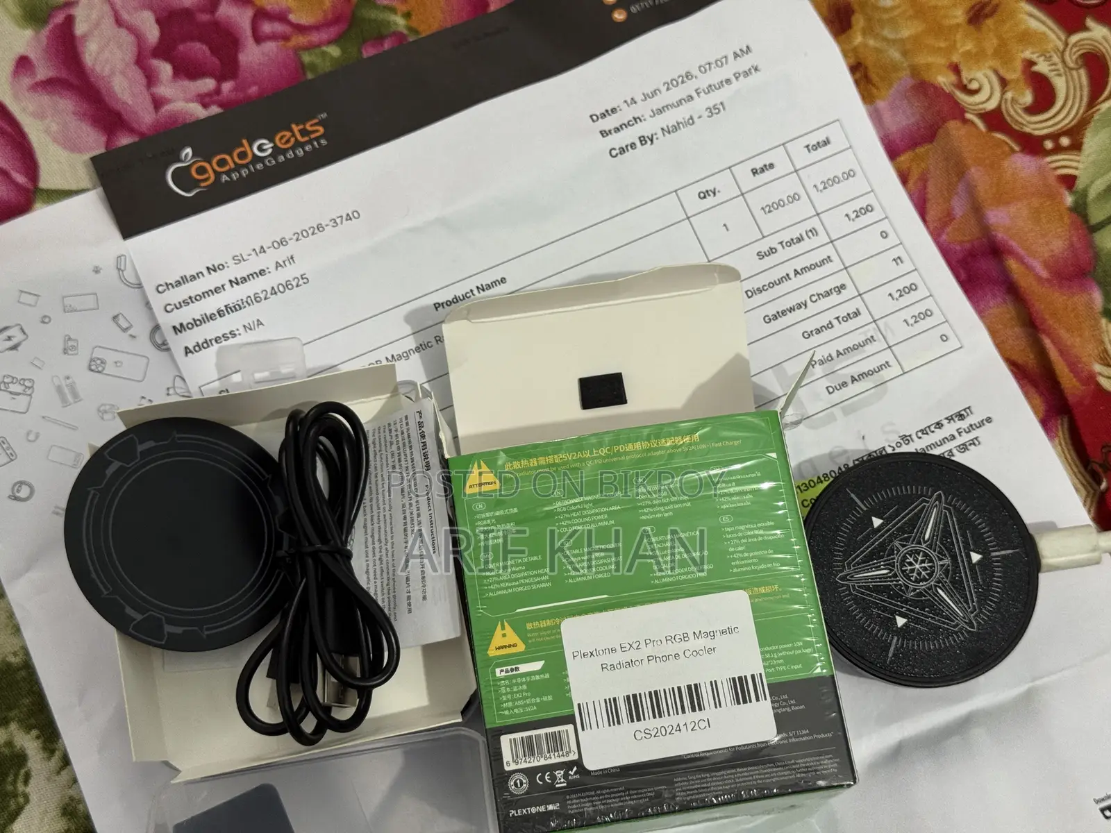 Phone Cooler Plexton Ex2 Pro