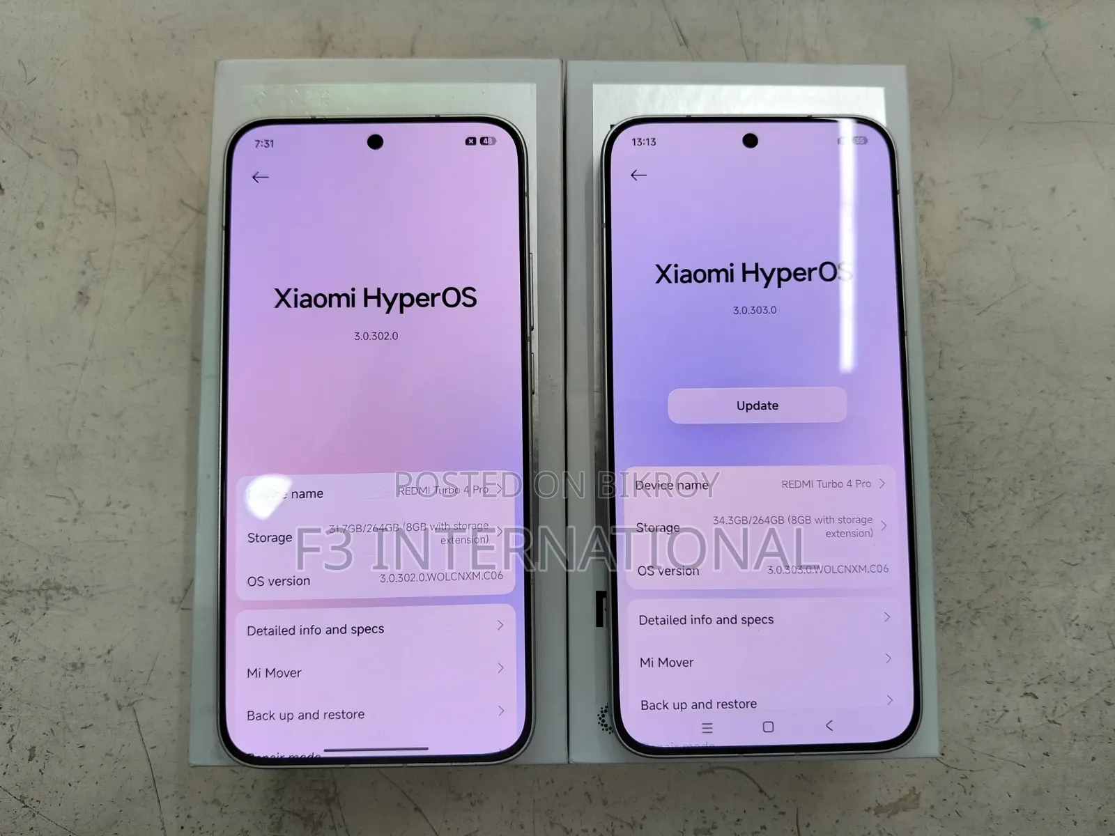 Xiaomi Redmi Turbo 4 Pro 256 GB White