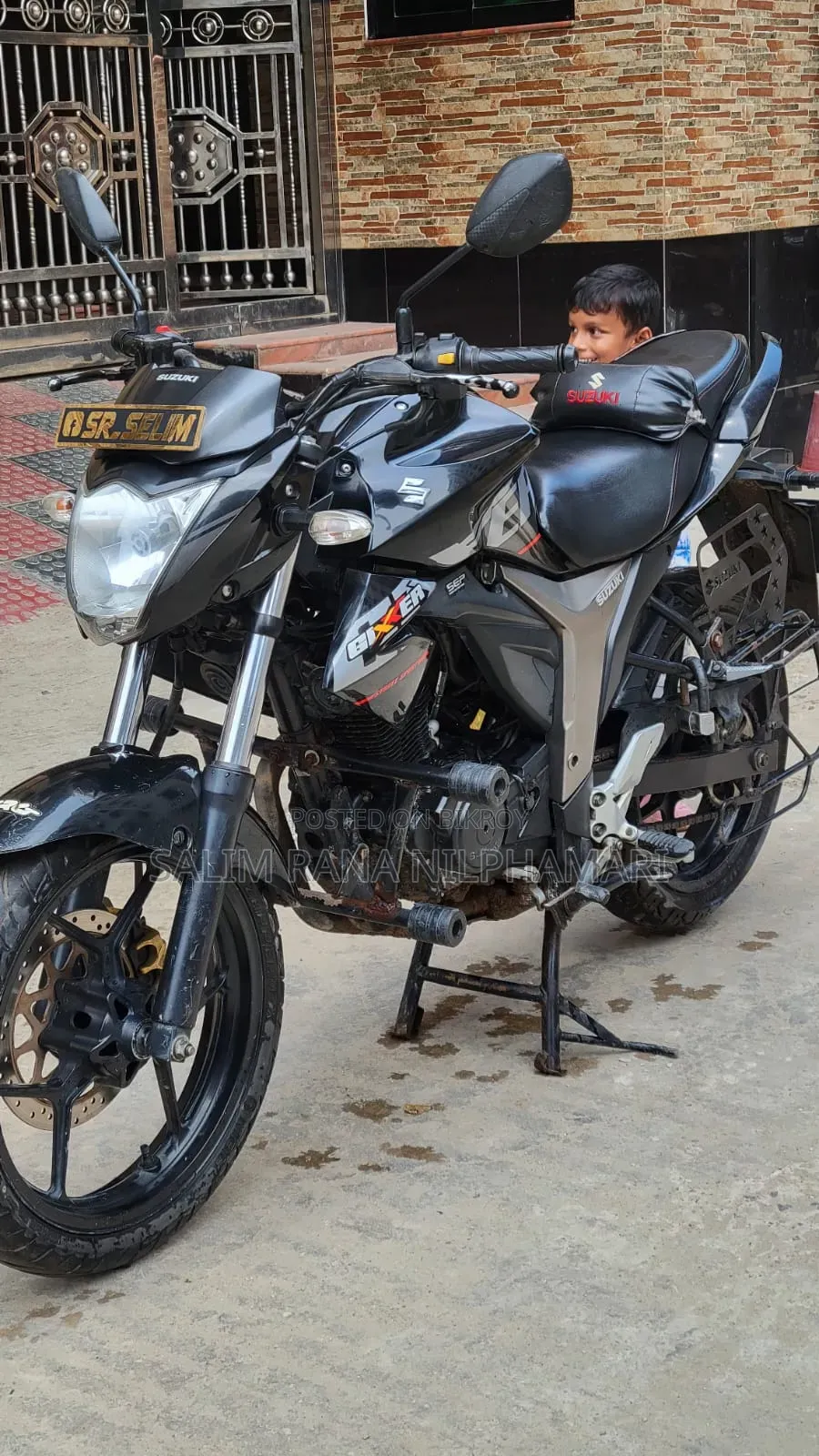 Suzuki Gixxer Monotone 2018 Black