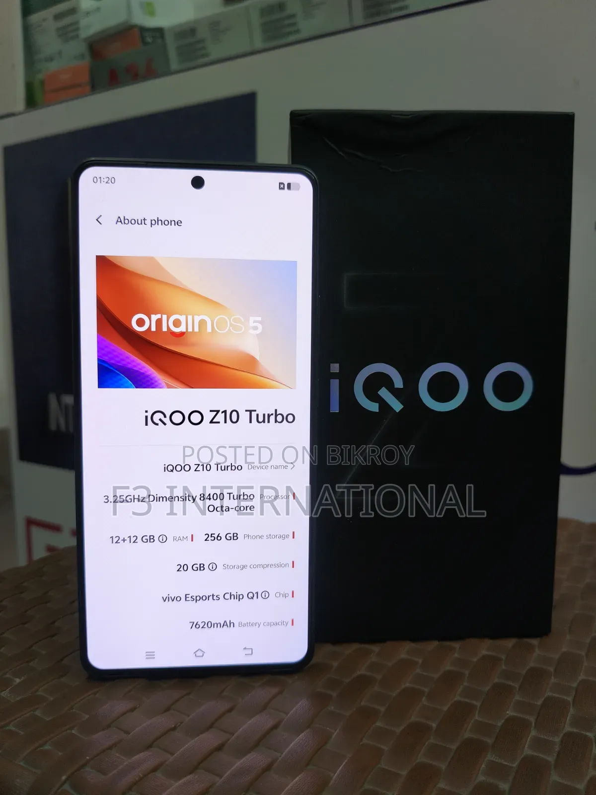 iQOO 256 GB Black