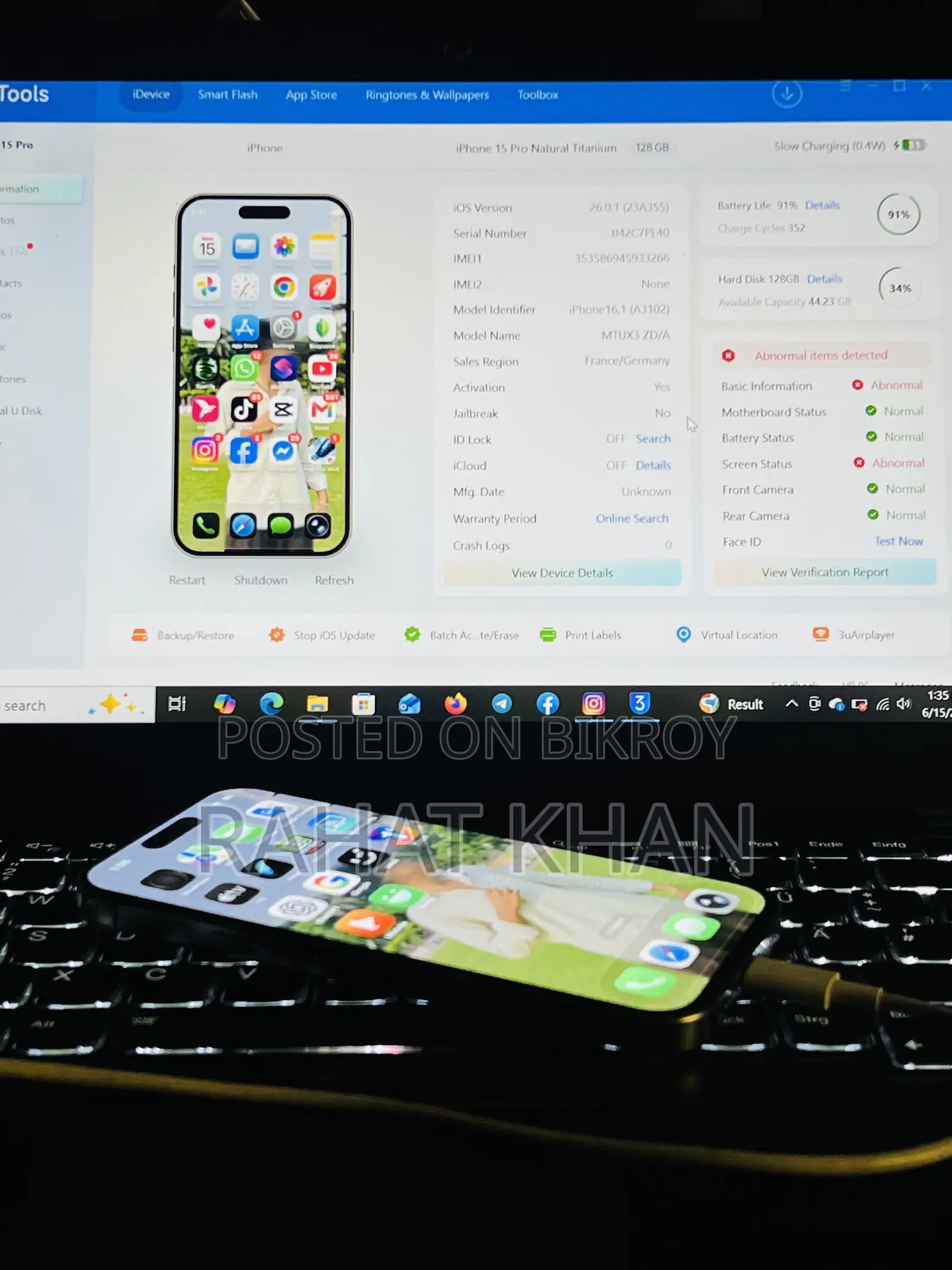 Apple iPhone 15 Pro 128 GB