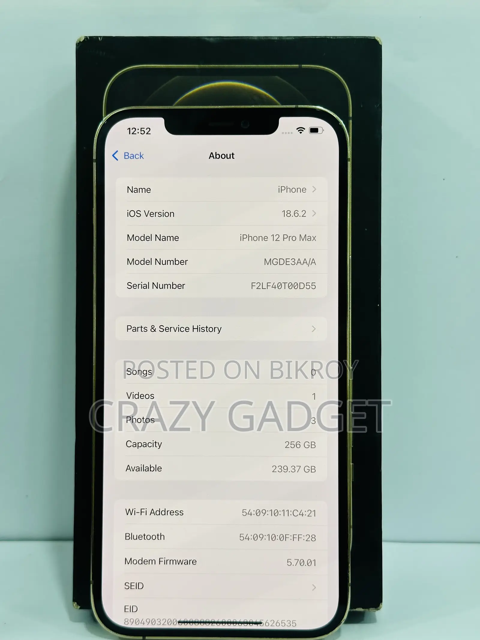 Apple iPhone 12 Pro Max 256 GB Gold