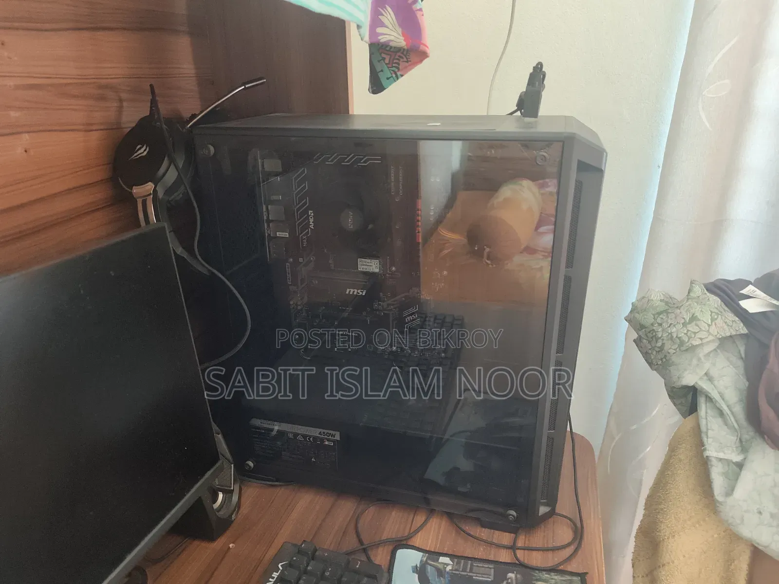 Desktop Computer MSI Model 8GB AMD Ryzen 5 SSD 512GB