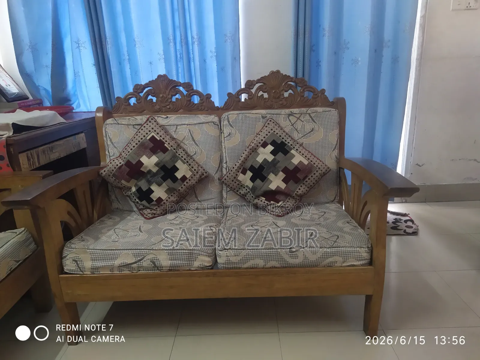 5 Seat Sofa+Table (Teak)