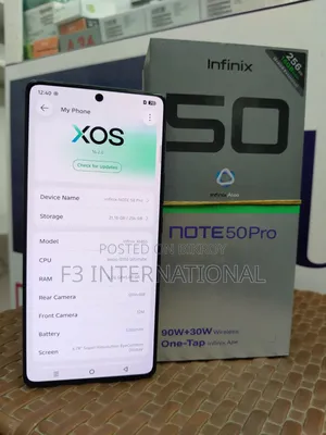 Infinix Note 50 Pro 256 GB Gray