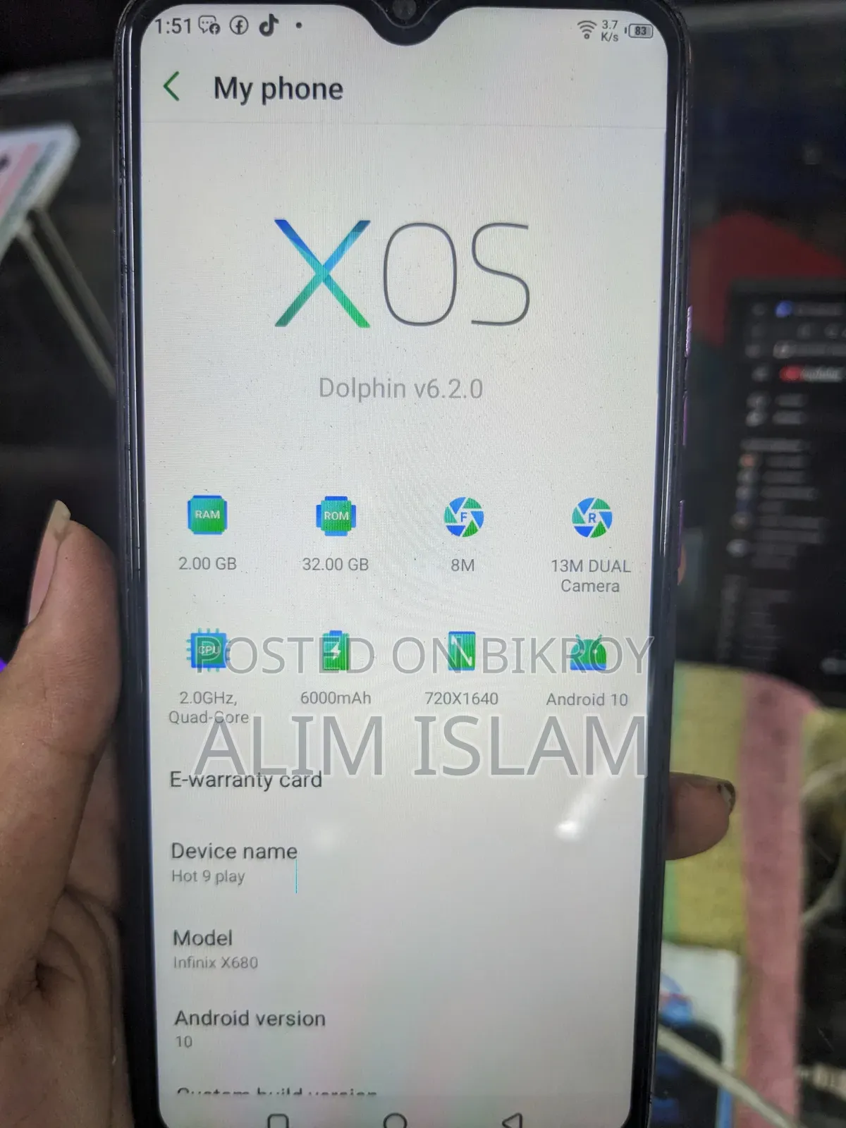 Infinix Hot 9 Play 32 GB Purple