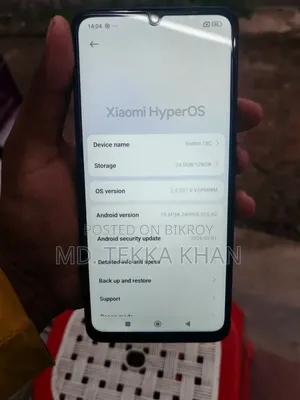 শাওমি রেডমি ১৩সি ১২৮ জিবি ব্ল্যাক