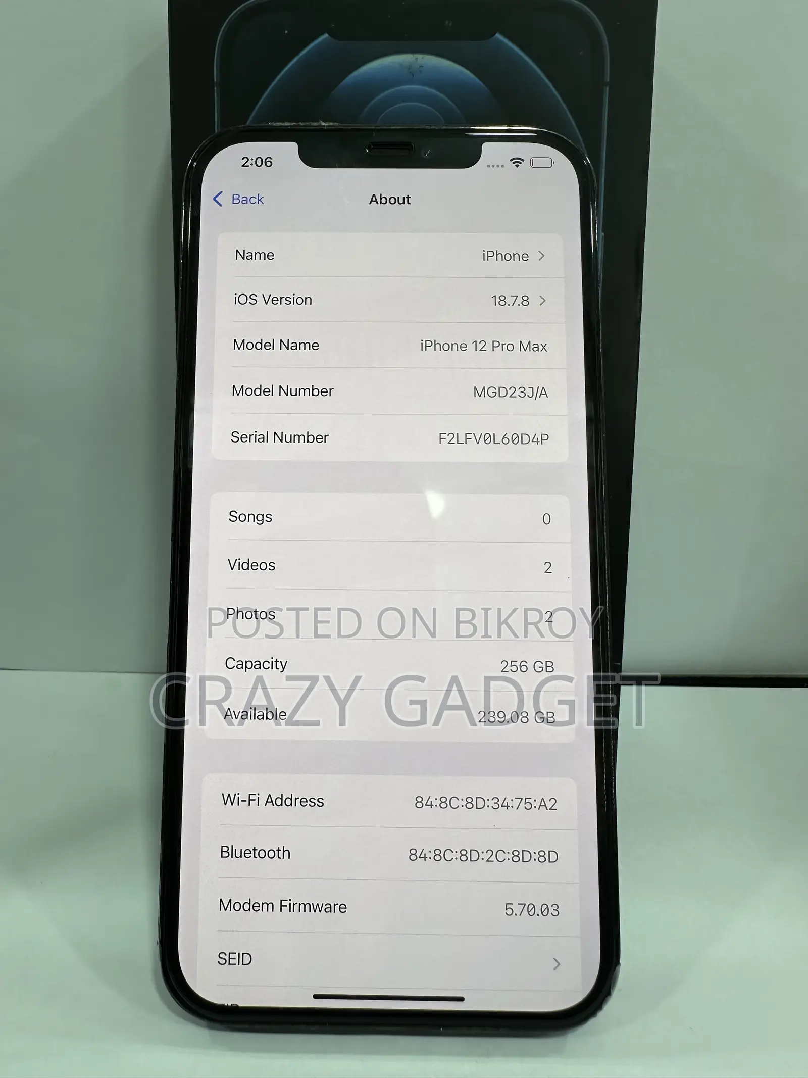Apple iPhone 12 Pro Max 256 GB Blue