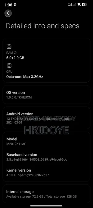 Xiaomi Poco F3 128 GB Rose Gold